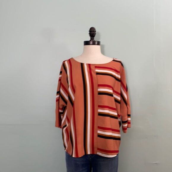 Express Striped Multicolored Top - Picture 1 of 4